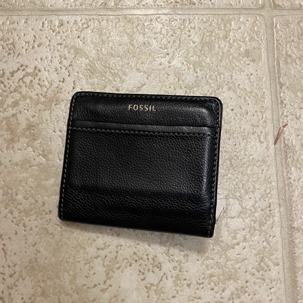 Black Fossil Wallet
